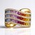 Anello in oro con Zaffiro Fancy (CIRARI)