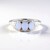 Anello in argento con Opale di Welo