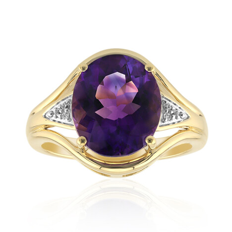 Marokkanischer Amethyst-Goldring