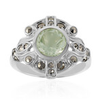 Anello in argento con Ametista Verde (Annette classic)