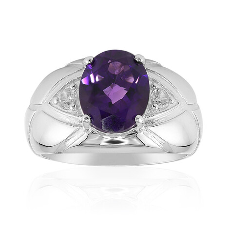 Sambia-Amethyst-Silberring