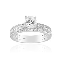 Bague en argent et Zircon