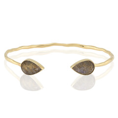 Zilveren armband met labradorieten (Jones Lee)