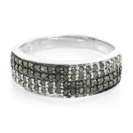 Fancy-Diamant-Silberring