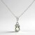 Collana in argento con Ametista Verde