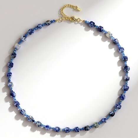 Collier en argent et Sodalite