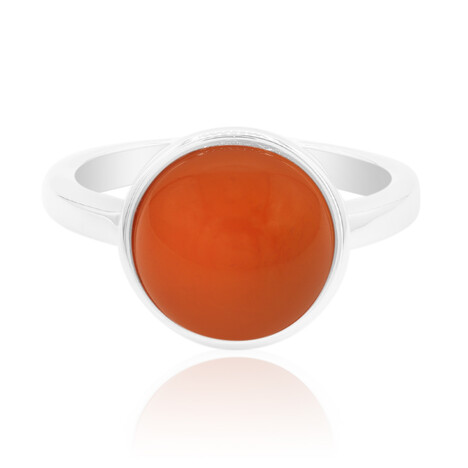 Anello in argento con Corniola