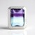 Ciondolo in argento con Fluorite Bicolore (MONOSONO COLLECTION)