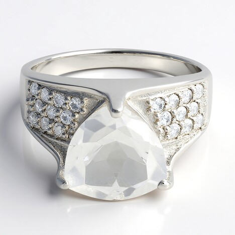 Anello in argento con Quarzo Prince