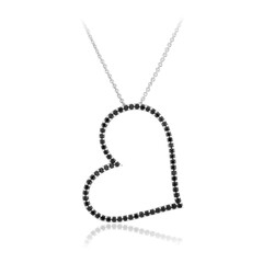 Collana in argento con Spinello Nero