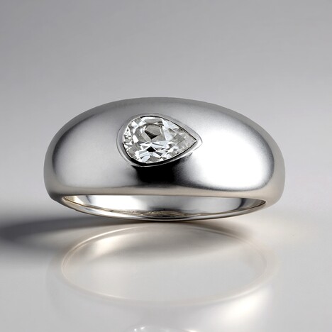 Anello in argento con Zircone