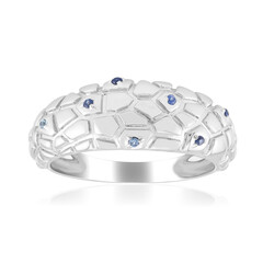 Blauer Saphir-Silberring (SAELOCANA)