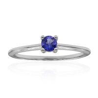 Anello in platino con Tanzanite AAA