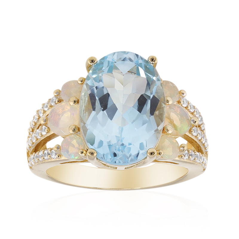 Collana di Opale Blu Rinforzato Vendita Online