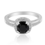 Anello in argento con Spinello Nero