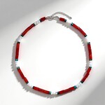 Collana in argento con Corniola