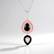 Black Onyx Silver Necklace (Dallas Prince Designs)