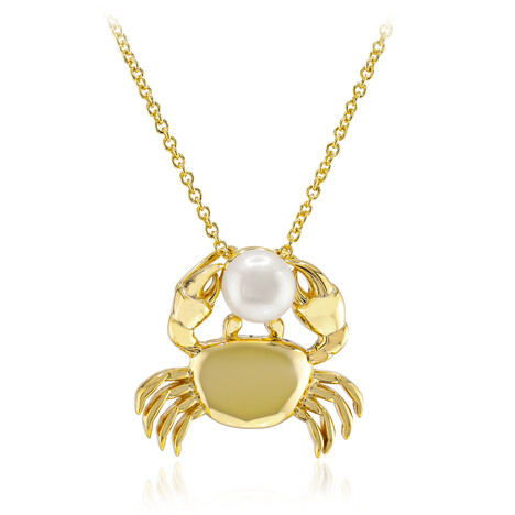 White Freshwater Pearl Silver Necklace