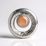 Ciondolo in argento con Quarzo Rosa (MONOSONO COLLECTION)