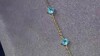 Collier en argent et Apatite bleue (de Melo Essence)