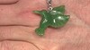 Colgante en plata con Jade canadiense