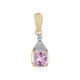 Ciondolo in oro con Kunzite