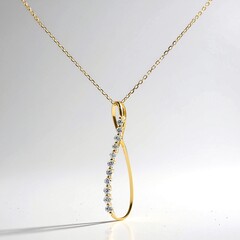 Collana in oro con Diamante I1 (H) (CIRARI)
