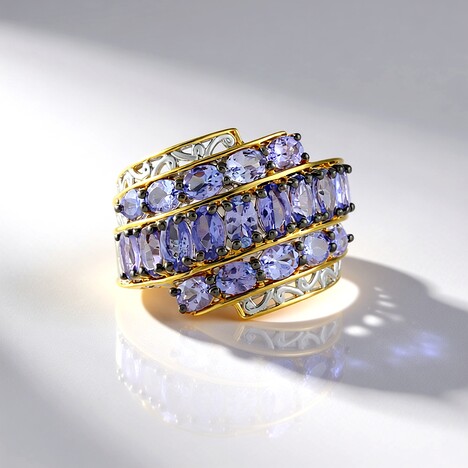 Bague en argent et Tanzanite (Gems en Vogue)