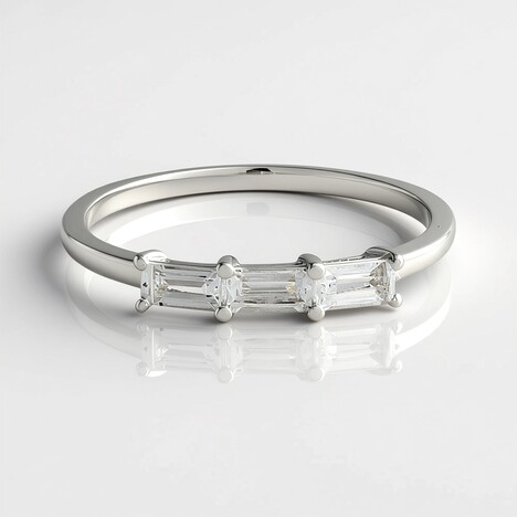Anello in argento con Topazio Bianco