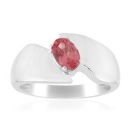 Brasilianischer Pinkfarbener Turmalin-Silberring (Pallanova)