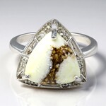 Anello in argento con Magnesite