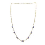 Collar en oro con Tanzanita AAA (CIRARI)