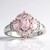 Anello in argento con MORGANITE MARROPINO