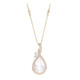 Collana in oro con Pietra di Luna Arcobaleno (CIRARI)