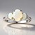 Anello in argento con Opale di Welo