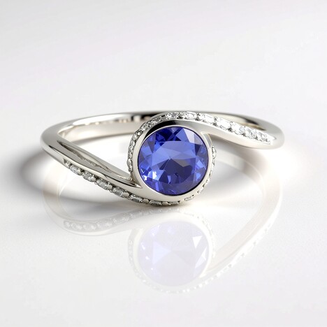 Anello in argento con Tanzanite (de Melo Essence)