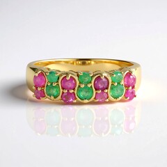 Anello in argento con Smeraldo Socoto