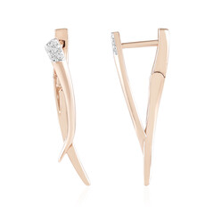 Zilveren oorbellen met zirkonen