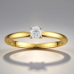 Anello in oro con Diamante SI1 (G)