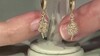 Pendientes en plata con Topacio blanco