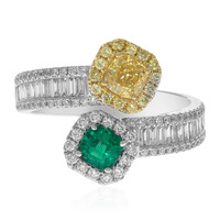 Anello in oro con Smeraldo Colombiano (CIRARI)