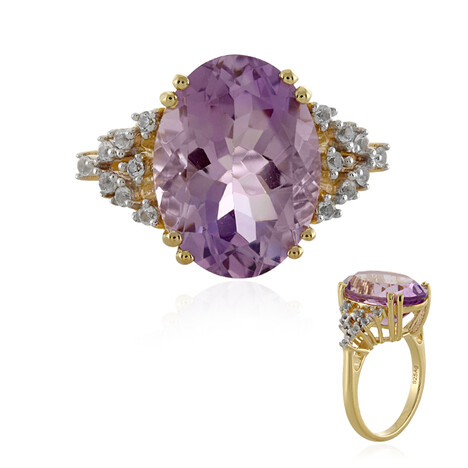 Lavendel-Amethyst-Silberring