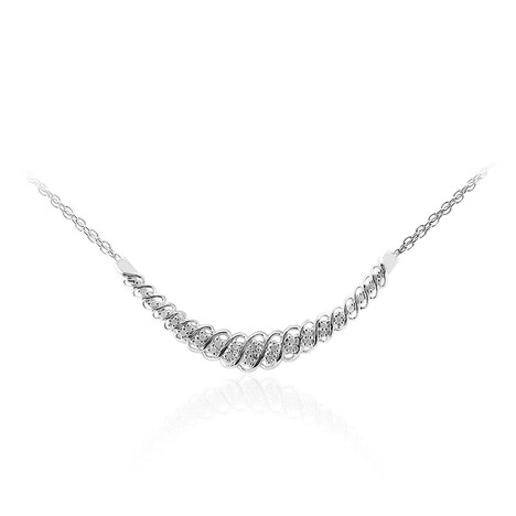 Collar en plata con Diamante I2 (I)