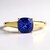 Anillo en oro con Tanzanita AAA (CIRARI)
