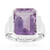 Anello in argento con Ametista Rose de France