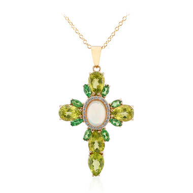 Welo-Opal-Silberhalskette