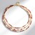 Collier en argent et Rhodonite (Riya)
