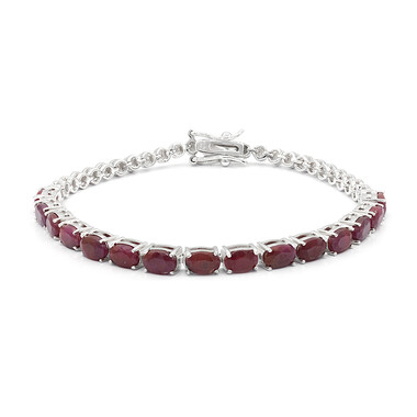 Rubin-Silberarmband