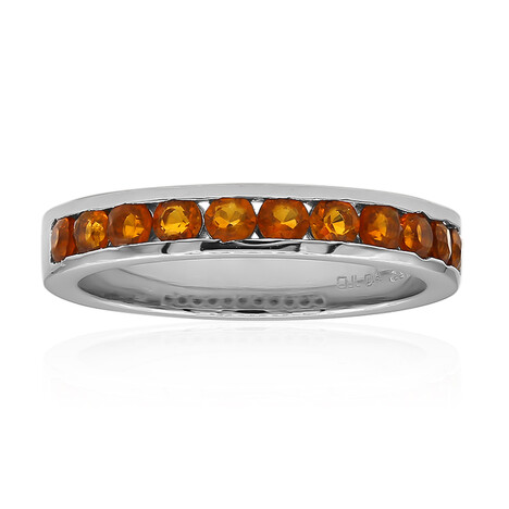 Madeira Citrine Silver Ring
