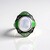 Anello in argento con Pietra di Luna Arcobaleno (Adela Silber)